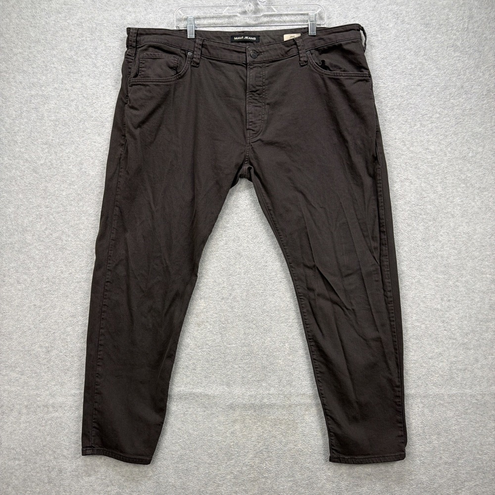 Mavi Jeans Pants Mens 44x28* Brown Jake Slim Leg Casual Stretch Flex 5-Pocket